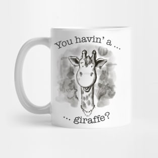 Cockney Giraffe Mug